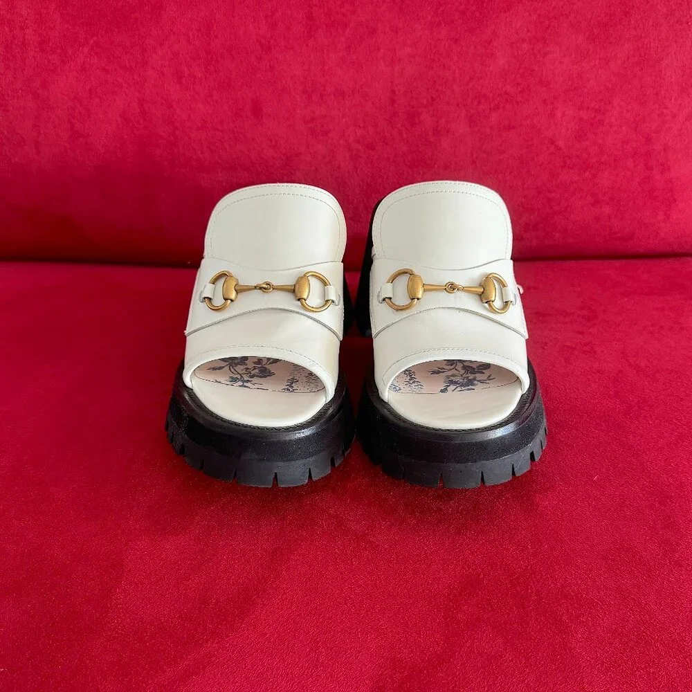 Gucci Platform Sandals Women Size 37 - Picture 6 of 14